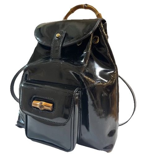 Gucci zaino bambù smaltato - gucci,