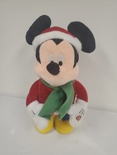 Gemmy Mickey Mouse Dancing Side Stepper Animated Musical Here Comes Santa Claus