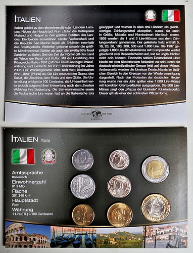 Italia serie monete - monete, corso