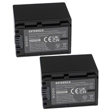 2x Batteria per Sony NEX-VG900E NEX-VG30H NEX-VG900 NEX-VG30EH 2060mAh 7,4V
