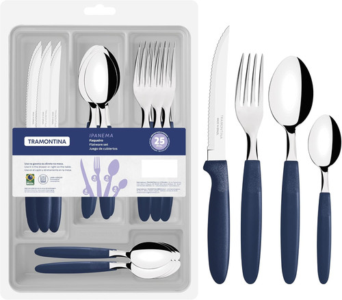 Set posate acciaio - acciaio, inox