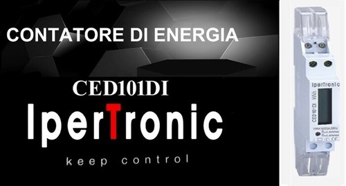 Contatore energia monofase - contatore, di