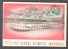 1956 CORTINA VII GIOCHI INVERNALI SCI DISCESA MASCHILE/DOWNHILL SKIING