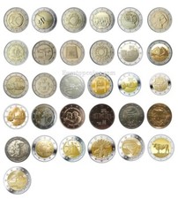 #RM# 2 EURO COMMÉMORATIVE MALTE (2009-2025) - TOUS LES PIÉCE DISPONIBLE