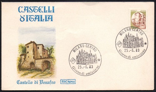 Fdc roma 1983 - fdc, castello