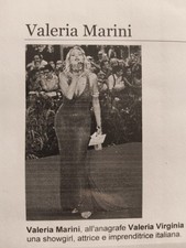 AUTOGRAFO ORIGINALE DI VALERIA