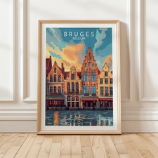 Poster da viaggio Bruges
