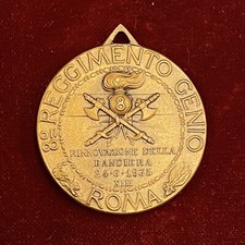 3406 - Medaglia "8° Reggimento Genio - Roma" - Rinnovazione della Bandiera 1935
