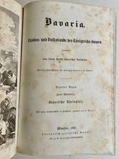 Bavaria Landes- Volkskunde Regno di Baviera, Baviera, Bavarica, Palatinato del Reno
