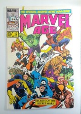 Marvel Age 12 VF/NM 1984.Preview "Black costume"Spiderman.First Print.Marvel 