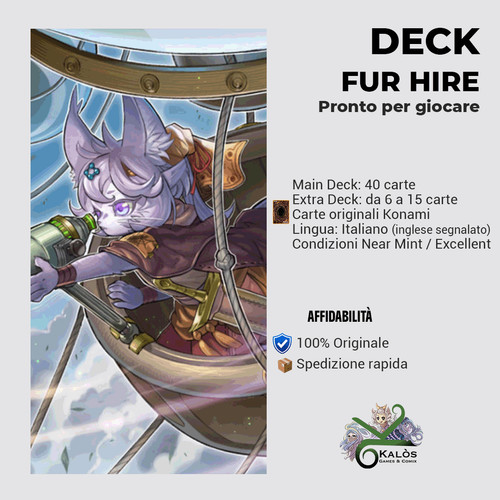 Yugioh mazzo deck pelliccia - mazzo,