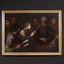 Cristo tra i dottori dipinto