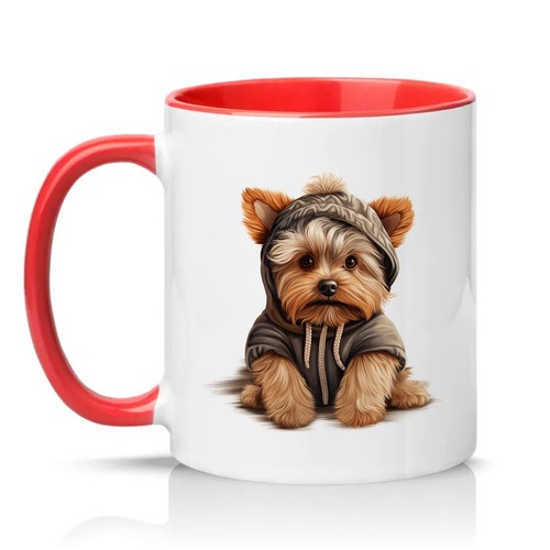Yorkie puppy hoodie unisex - puppy,