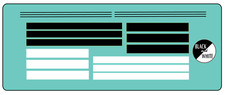 DECALS Bandes black and white