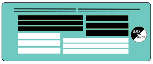 Decals bandes black and white - bandes,