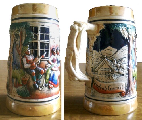 Boccale birra ceramica - birra,