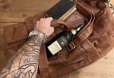 Leather Travel Duffel Bag - Hand Made In Venice Italy - Single Piece