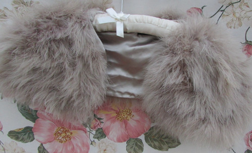 Giacca pelliccia visone beige