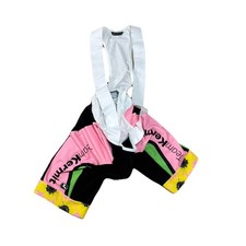 Pantaloncini Giordana Team Kermit Ciclismo FR-C Pro Bavaglini Fatti a Mano in Italia Taglia Media
