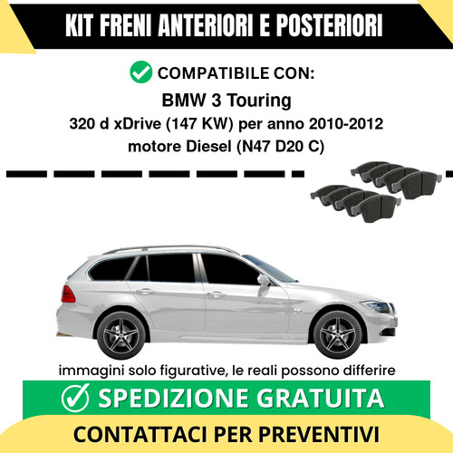 Pastiglie freno ant post - freno,