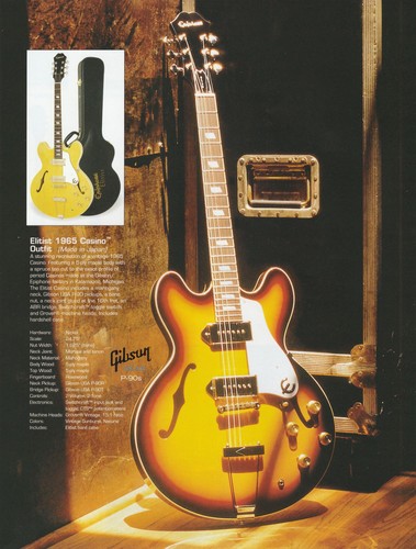 Epiphone elitist 1965 - epiphone,