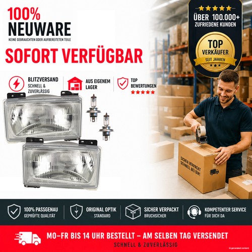 Set fari anteriori alogeni - fari,