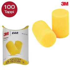 Tappi Orecchie per Dormire 3M EAR Classic Antirumore 100pz 50 paia Lavoro Studio