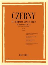 CZERNY IL PRIMO MAESTRO DI PIANOFORTE 100 STUDI GIORNALIERI OP 599