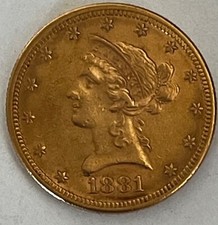 moneta oro 10 dollari