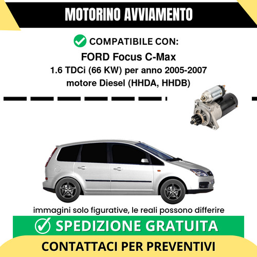 Motorino avviamento ford focus - avviamento,