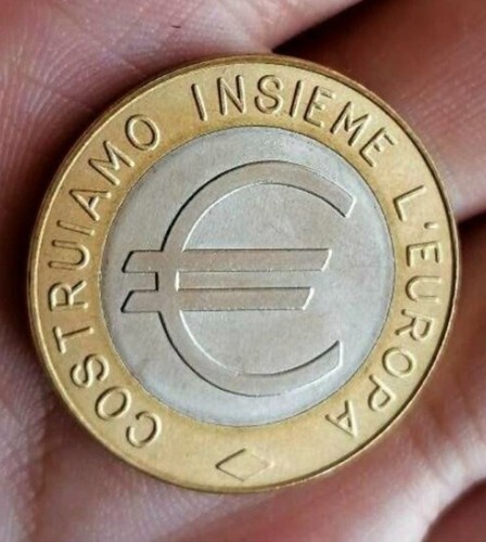 Moneta gettone dalla - gettone, lira