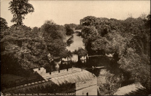 Avon warwick castle veduta - avon,