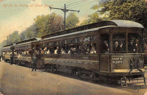 Olcott beach new york trolley - york,