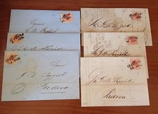 LP Lombardo Veneto Lotto 13 lettere da Mira Lanza a G.B. Pezziol inventore VOV