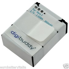 Batteria HQ DIGIBUDDYper GoPro HD HERO 3 HERO3+ White Silver Black Edition Surf
