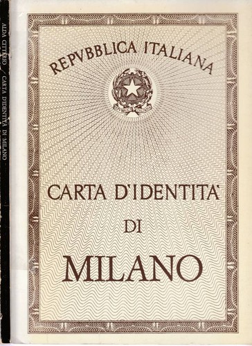 Carta identità milano - milano.,