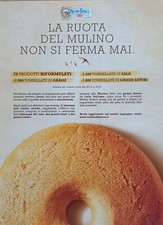 Pubblicità Advertising Ritaglio Italian 2016 MULINO BIANCO macine ruota