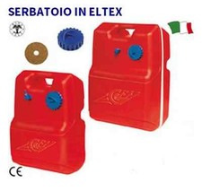 SERBATOIO PORTATILE IN ELTEX 25 LT CON LIVELLO CARBURANTE BARCA GOMMONE  MOTORE