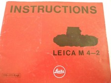 Leica M4-2 Istruzioni Manuale