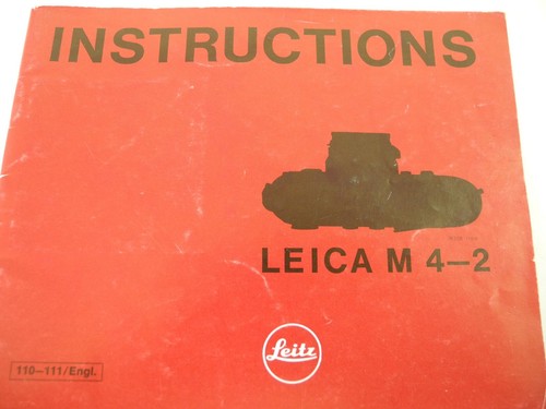 Leica istruzioni manuale - istruzioni,
