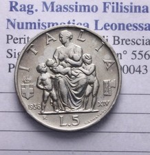 NL* VEIII 5 LIRE ARGENTO