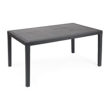 Tavolo Fisso Stile Rattan