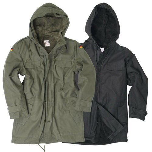 Bundeswehr parka con - parka, fodera