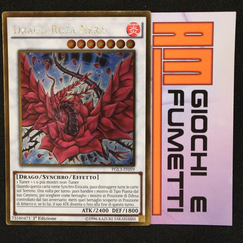 Drago rosa nera italiano - drago,
