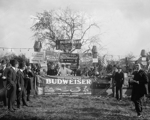 Budwiser beer booth - beer,