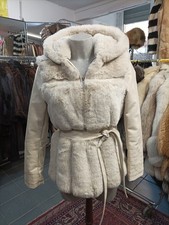 Cream Leather and Rabbit