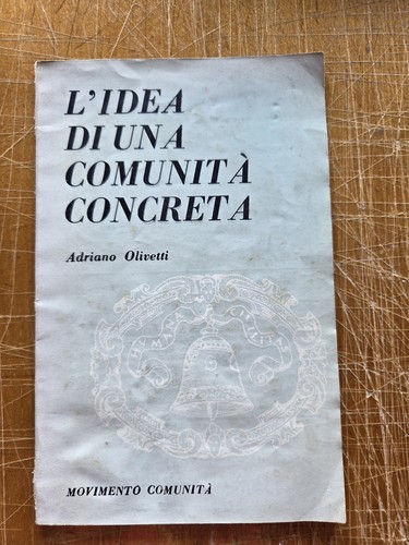 Idea una comunità - l'idea, di