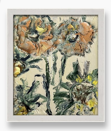 Campo girasoli astratto - di,