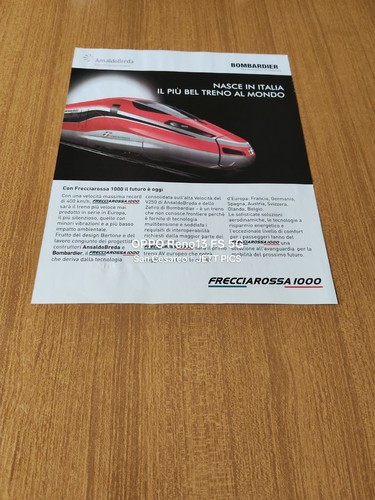 Nasce treno italiano - treno,