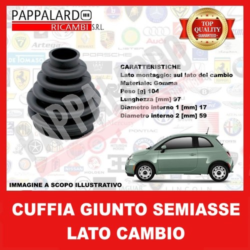 Cuffia giunto lato cambio - cuffia,